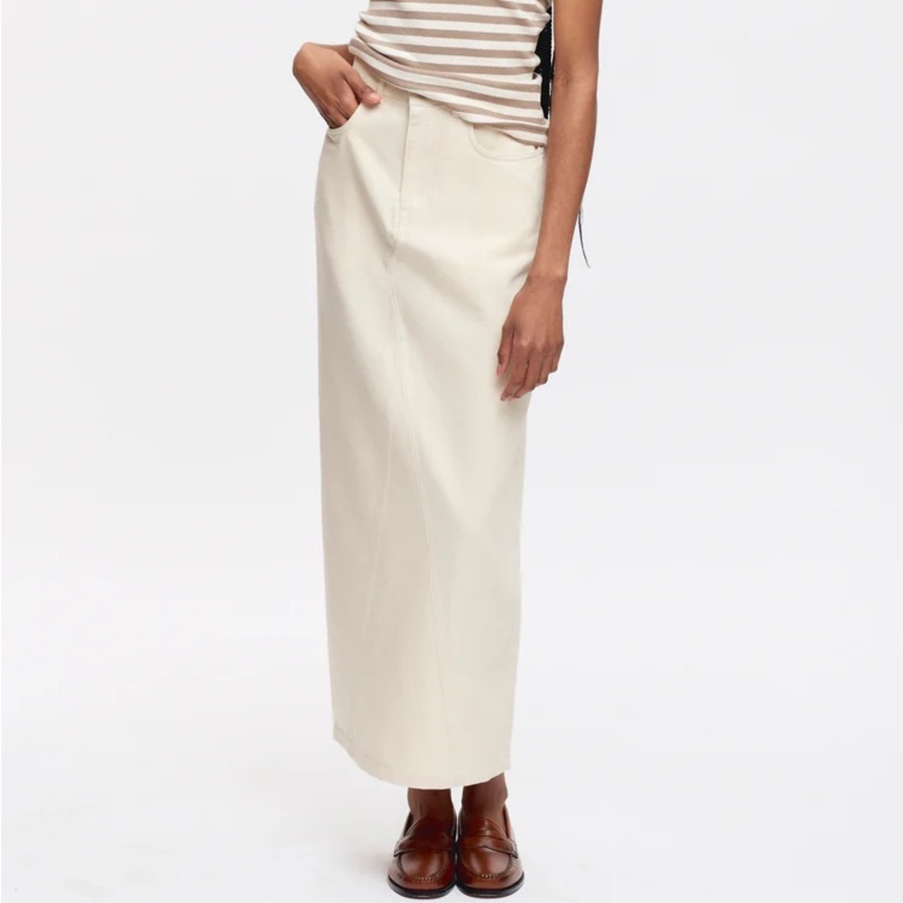 NWT KOTN Cream Maxi Skirt